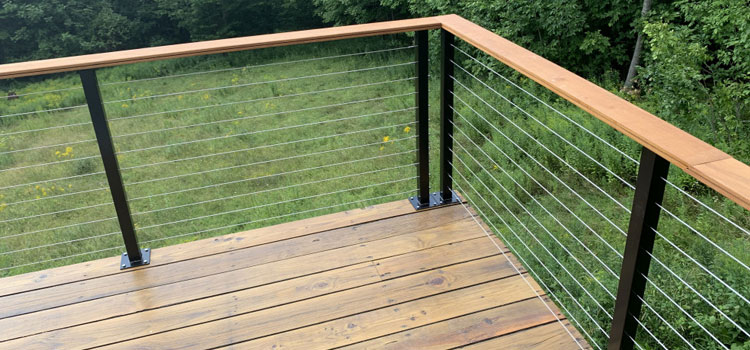 Installing Deck Cable Railing in Norwalk, CA