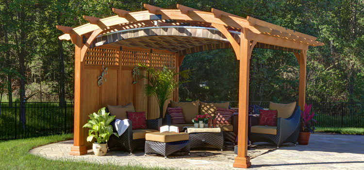 Modern Wood Pergola Installation in Norwalk, CA